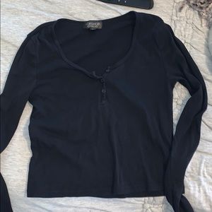 Dark blue topshop long sleeve